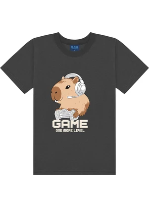 Ddk - Conjunto Camiseta e Bermuda Cinza - DDK