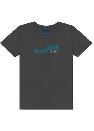 Ddk - Conjunto  Camiseta e Bermuda Cinza - DDK