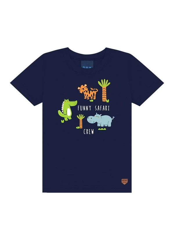 Ddk - Conjunto Camiseta e Bermuda com Bolso Azul