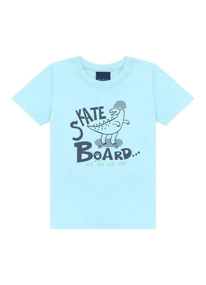 Ddk - Conjunto Camiseta e Bermuda Dino Azul - DDK