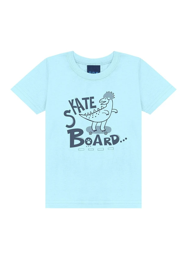 Ddk - Conjunto Camiseta e Bermuda Dino Azul