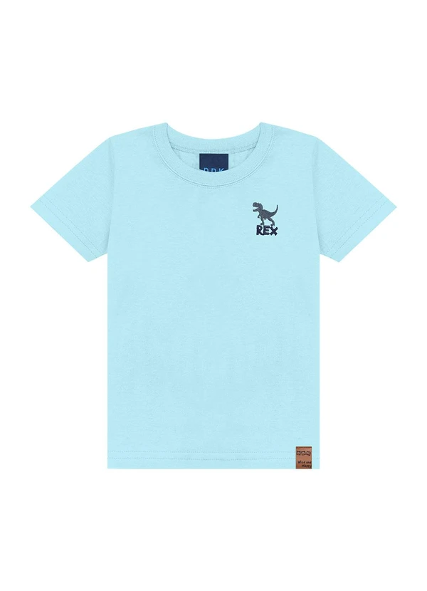 Ddk - Conjunto Camiseta e Bermuda Dino Azul