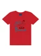 Ddk - Conjunto Camiseta e Bermuda Dino Vermelho - variação: Vermelho
