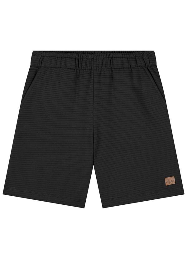 Ioluig - Conjunto Camiseta e Bermuda em Gorgurinho Azul 3