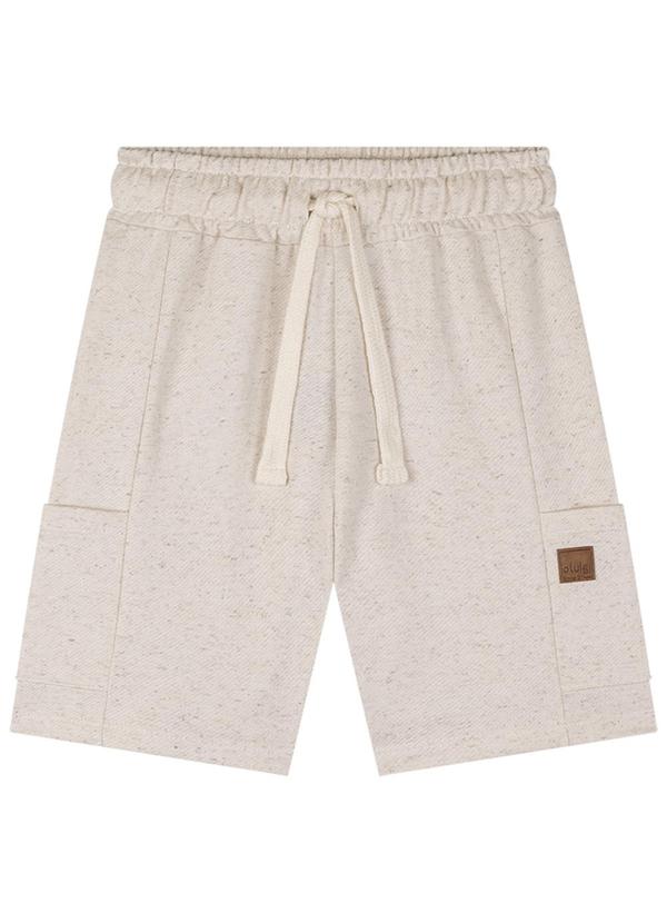 Ioluig - Conjunto Camiseta e Bermuda em Linho Azul 3