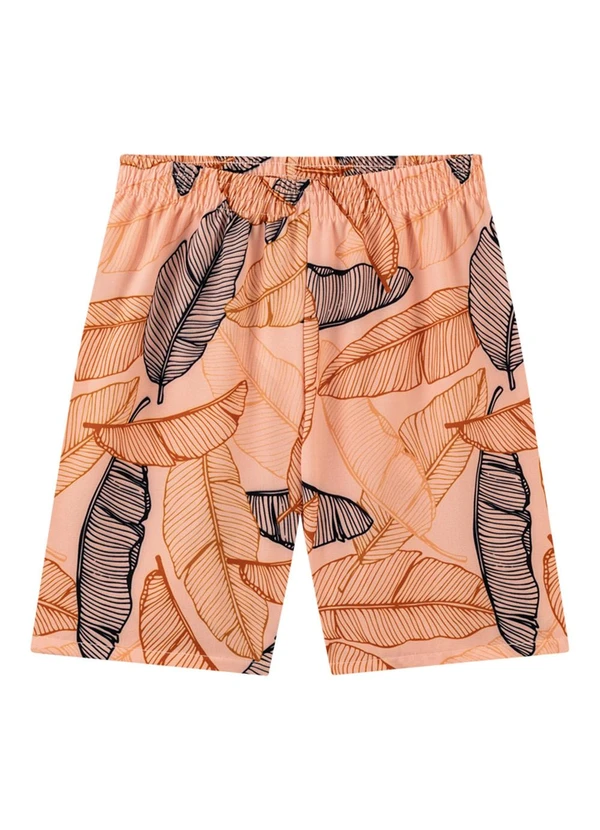 Marlan - Conjunto Camiseta e Bermuda em Microfibra Marrom 4