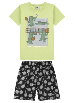 Marlan - Conjunto Camiseta e Bermuda em Microfibra Menino V - MARLAN