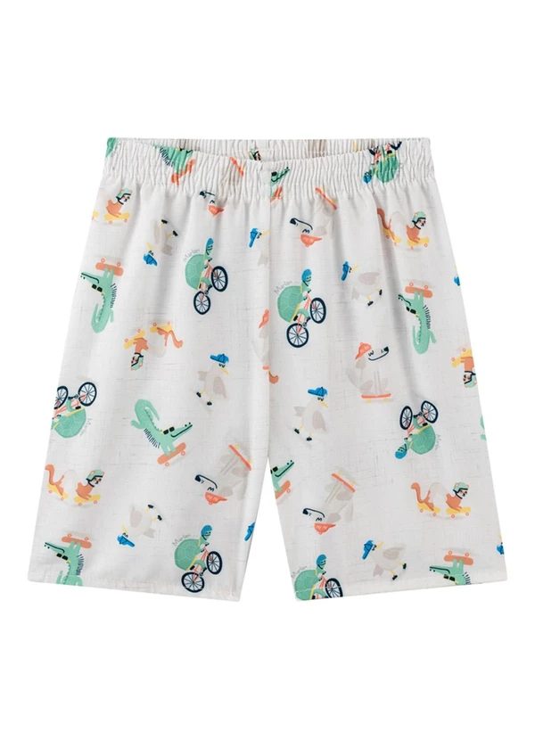 Marlan - Conjunto Camiseta e Bermuda em Microfibra Preto 3