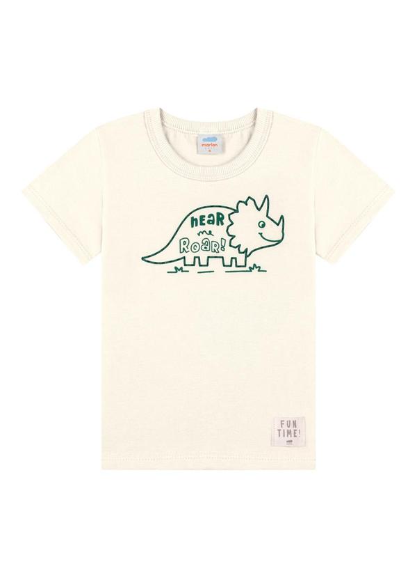 Marlan - Conjunto Camiseta e Bermuda em Molecotton Bege 2