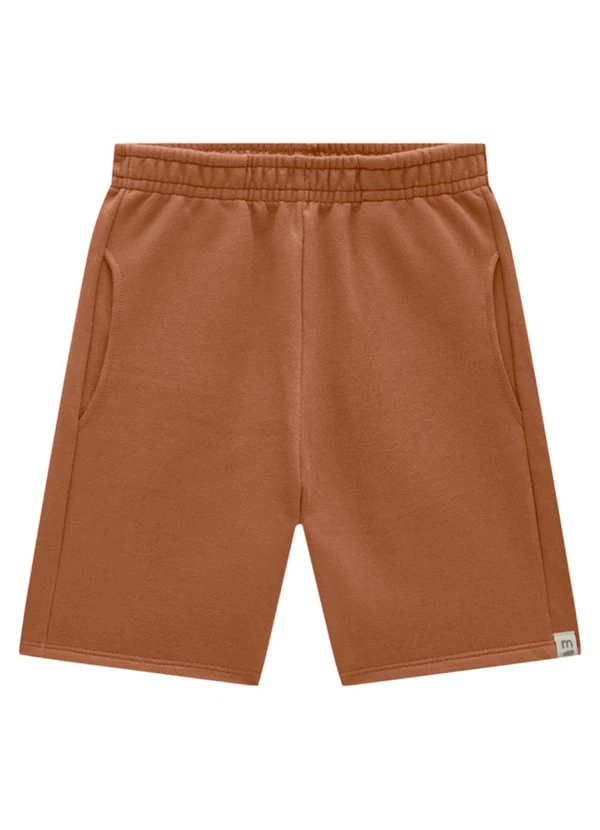 Marlan - Conjunto Camiseta e Bermuda em Moletinho Amarelo 2