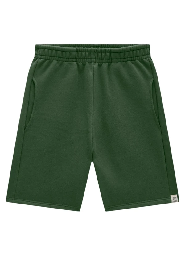 Marlan - Conjunto Camiseta e Bermuda em Moletinho Bege 2