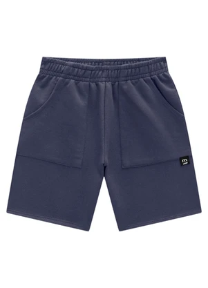 Marlan - Conjunto Camiseta e Bermuda em Moletinho Cinza - MARLAN