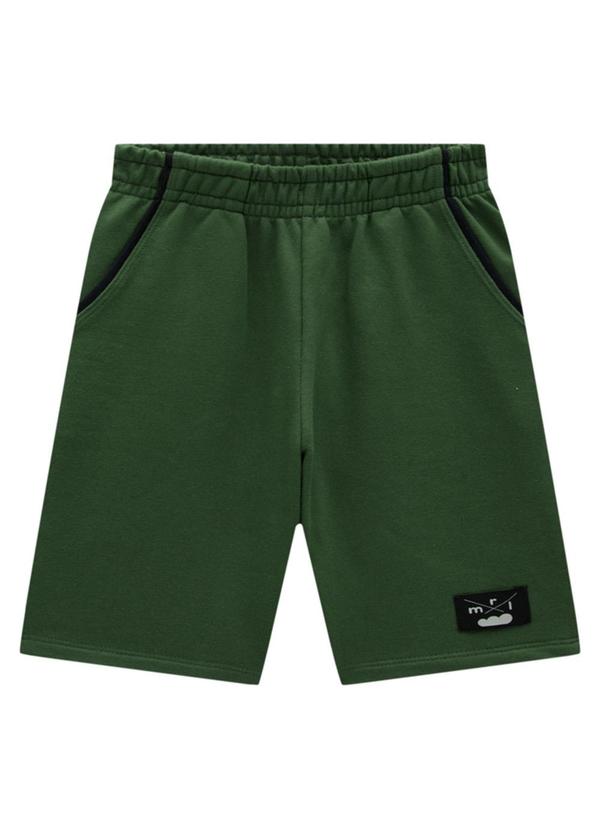 Marlan - Conjunto Camiseta e Bermuda em Moletinho Cinza 3