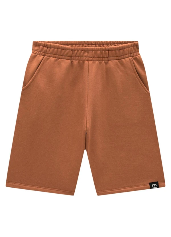 Marlan - Conjunto Camiseta e Bermuda em Moletinho Preto 3