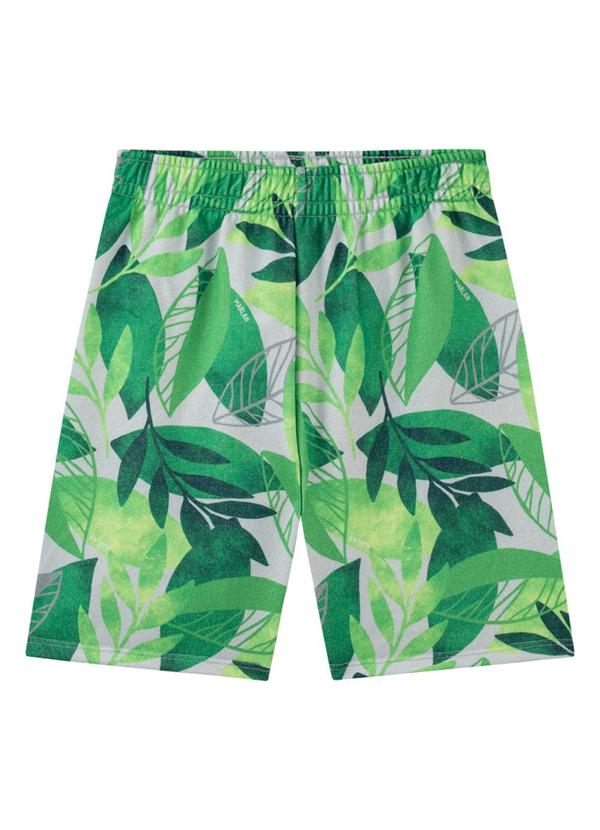 Marlan - Conjunto Camiseta e Bermuda em Moletinho Preto 4