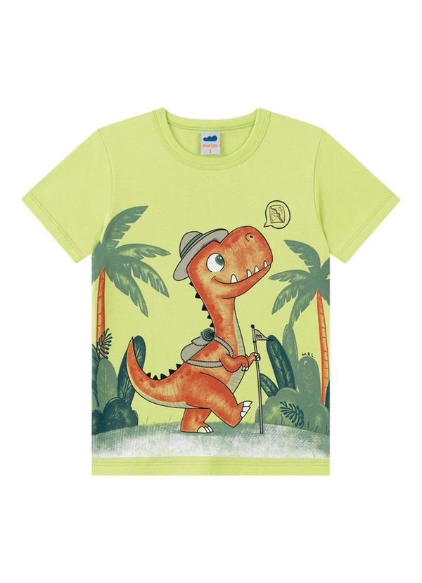 Marlan - Conjunto Camiseta e Bermuda em Moletinho Verde 2