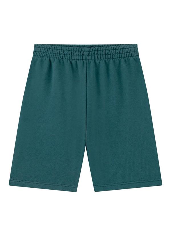 Marlan - Conjunto Camiseta e Bermuda em Moletinho Verde 3
