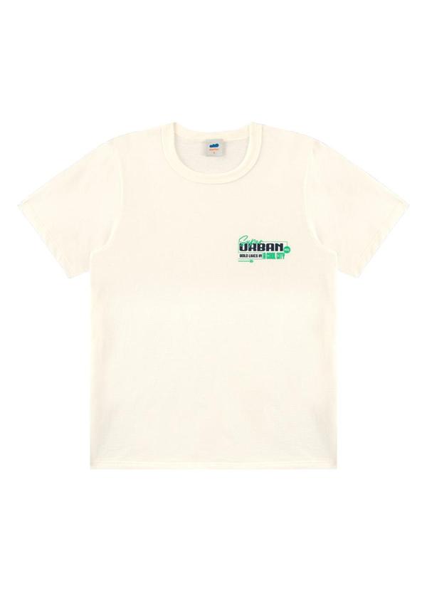 Marlan - Conjunto Camiseta e Bermuda em Tecido Eco Bege 3