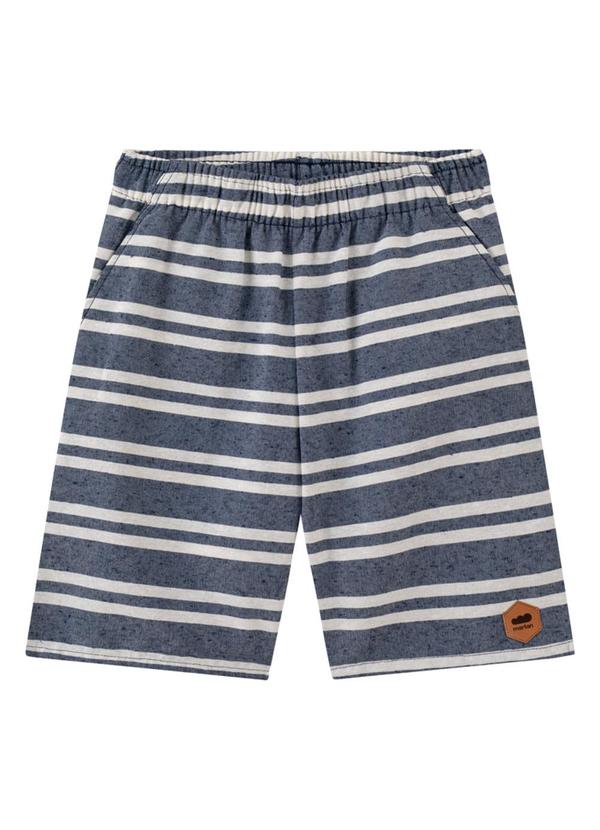 Marlan - Conjunto Camiseta e Bermuda em Tecido Eco Bege 4