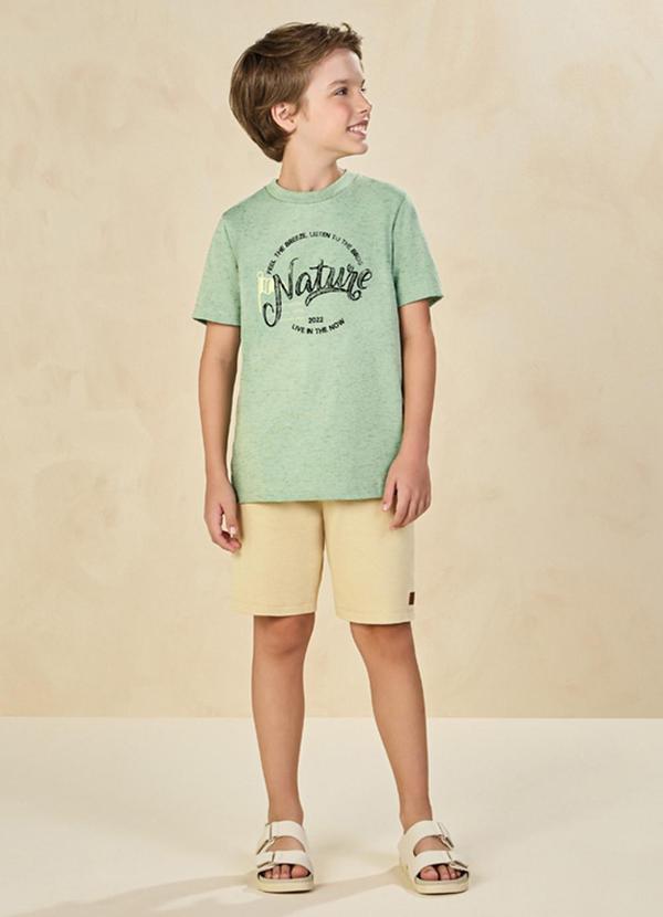 Ioluig - Conjunto Camiseta e Bermuda em Verde