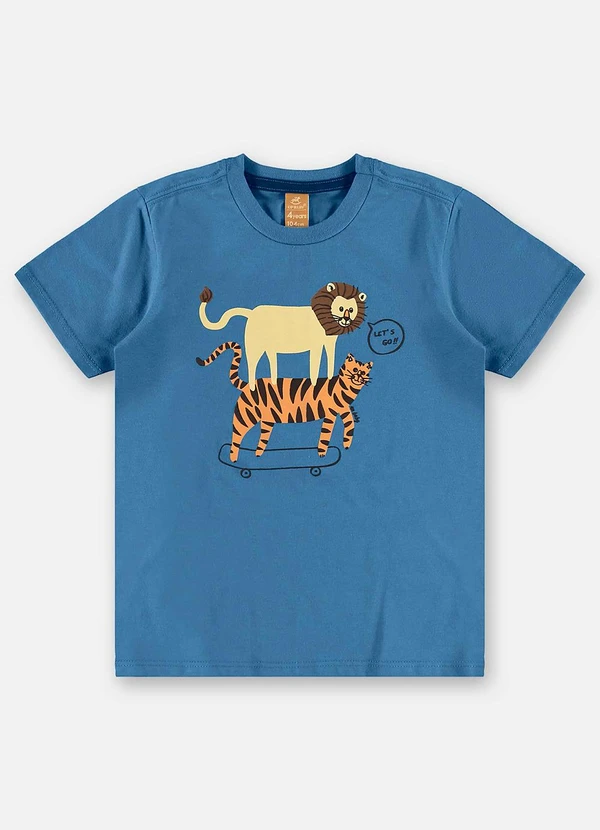 Up Baby - Conjunto Camiseta e Bermuda Infantil Azul 5