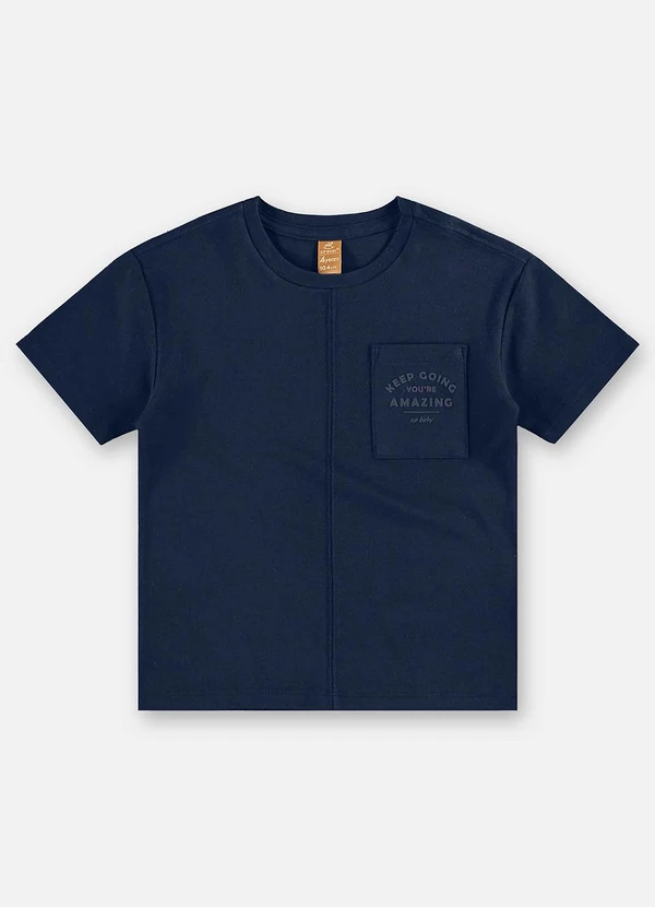 Up Baby - Conjunto Camiseta e Bermuda Infantil Azul 4