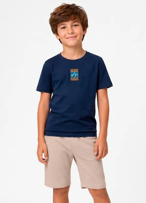 Trick Nick - Conjunto Camiseta e Bermuda Infantil Azul - TRICK NICK