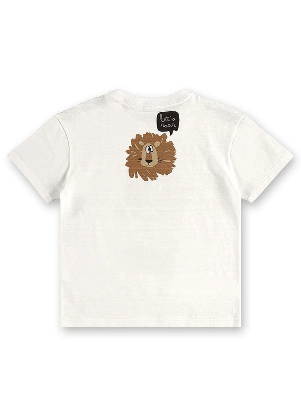 Up Baby - Conjunto Camiseta e Bermuda Infantil Bege 6