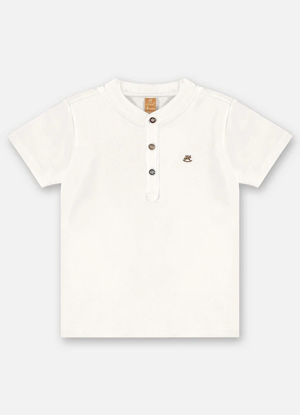 Up Baby - Conjunto Camiseta e Bermuda Infantil Bege 4