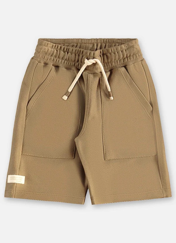 Up Baby - Conjunto Camiseta e Bermuda Infantil Bege 6