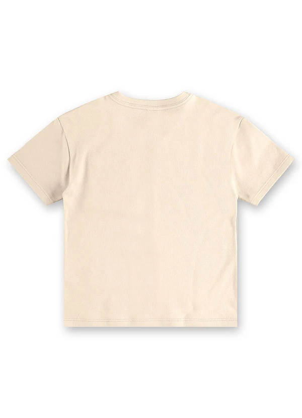 Up Baby - Conjunto Camiseta e Bermuda Infantil Bege 5