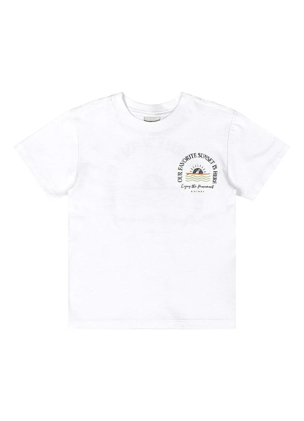 Quimby - Conjunto Camiseta e Bermuda Infantil Branco 4