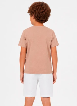 Trick Nick - Conjunto Camiseta e Bermuda Infantil Marrom - TRICK NICK