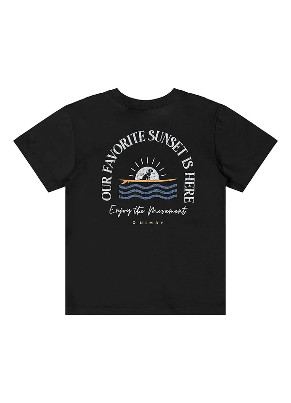 Quimby - Conjunto Camiseta e Bermuda Infantil Preto 6