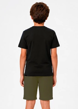 Trick Nick - Conjunto Camiseta e Bermuda Infantil Preto - TRICK NICK