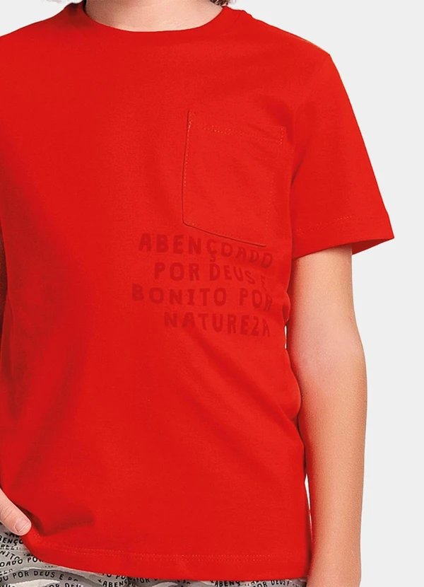 Fakini Kids - Conjunto Camiseta e Bermuda Laranja 3