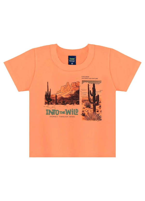 Bee Loop - Conjunto Camiseta e Bermuda Laranja 3
