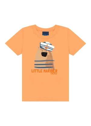 Ddk - Conjunto Camiseta e Bermuda Laranja - DDK