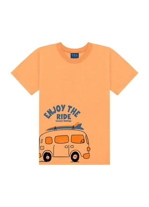 Ddk - Conjunto Camiseta e Bermuda Laranja - DDK