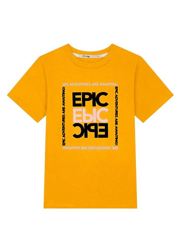 Ioluig - Conjunto Camiseta e Bermuda Linho Amarelo 2