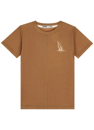 Ioluig - Conjunto Camiseta e Bermuda Linho Laranja - IOLUIG