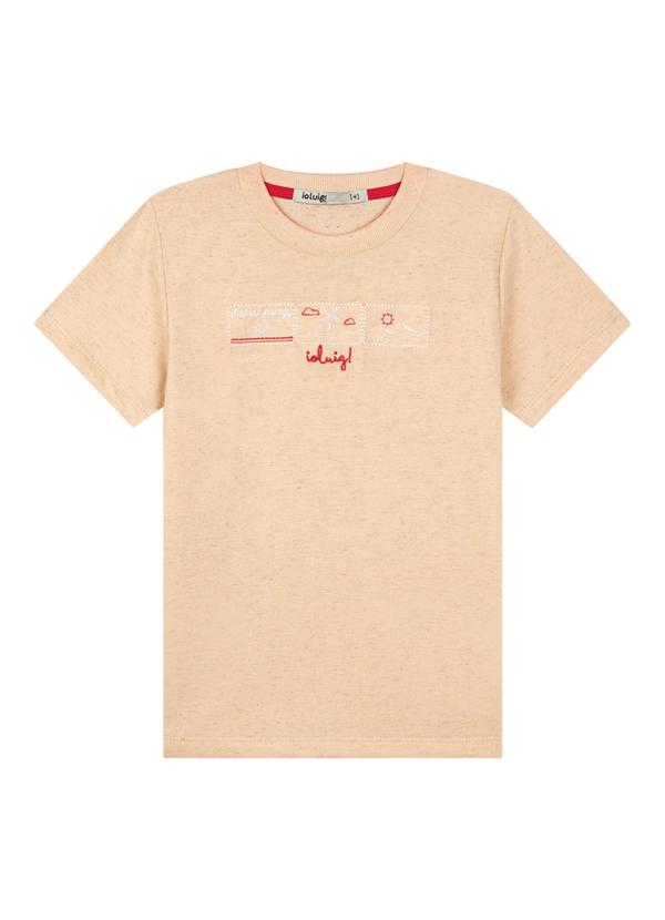 Ioluig - Conjunto Camiseta e Bermuda Listras Bege 3