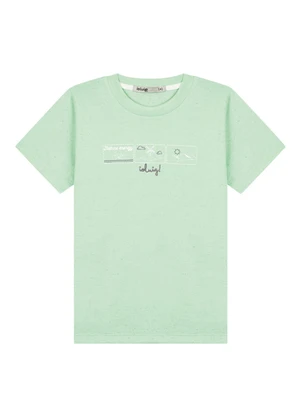 Ioluig - Conjunto Camiseta e Bermuda Listras Verde - IOLUIG