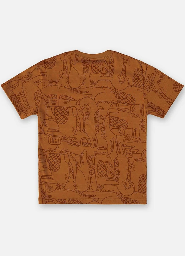 Up Baby - Conjunto Camiseta e Bermuda Marrom 5