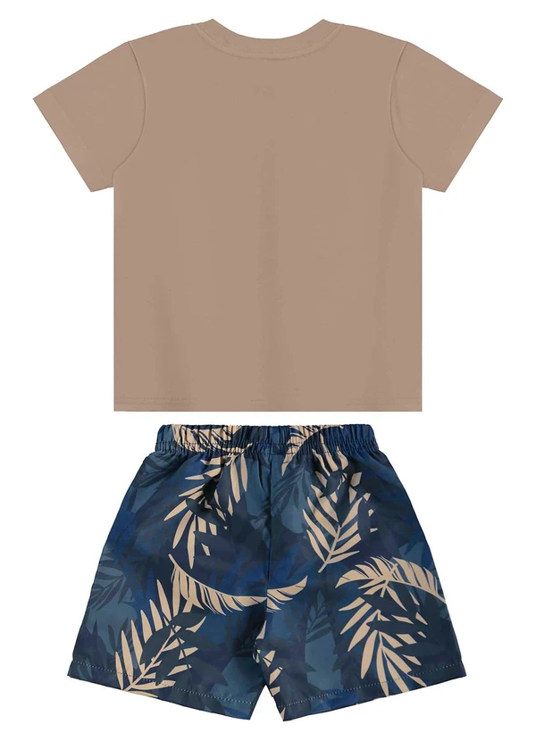 Bee Loop - Conjunto Camiseta e Bermuda Marrom 3