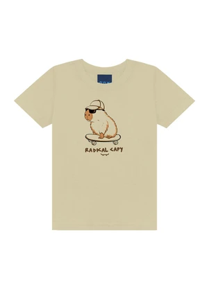 Ddk - Conjunto Camiseta e Bermuda Marrom - DDK