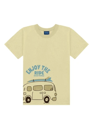 Ddk - Conjunto Camiseta e Bermuda Marrom - DDK