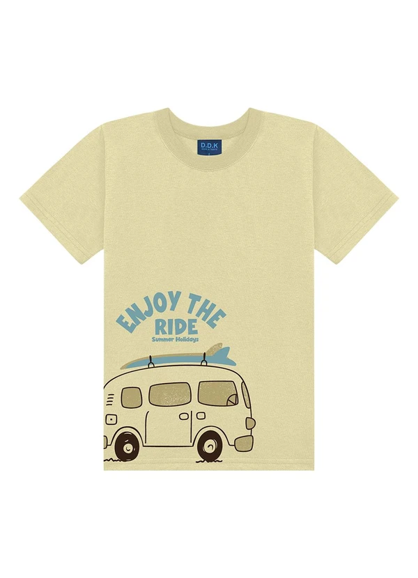 Ddk - Conjunto Camiseta e Bermuda Marrom