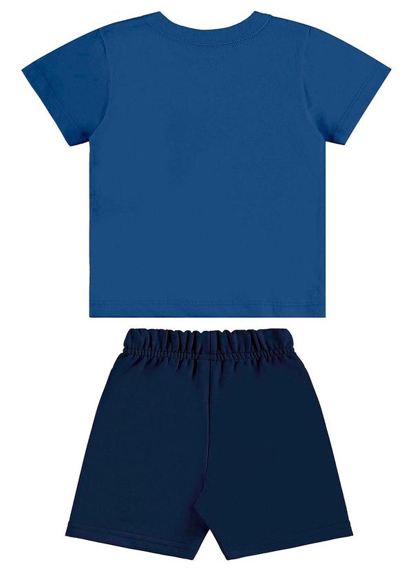Bee Loop - Conjunto Camiseta e Bermuda Menino Azul 2