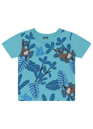 Conjunto Camiseta e Bermuda Menino Bee Loop Azul - BEE LOOP
